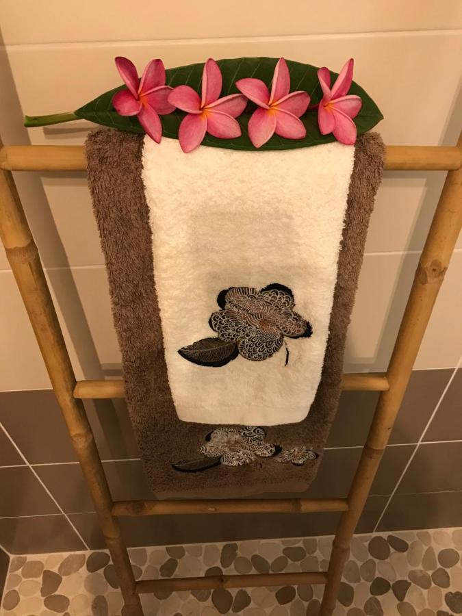 Coeur Tiare Studio Lounge Piscine Plage Cocotiers 圣弗朗索瓦 外观 照片