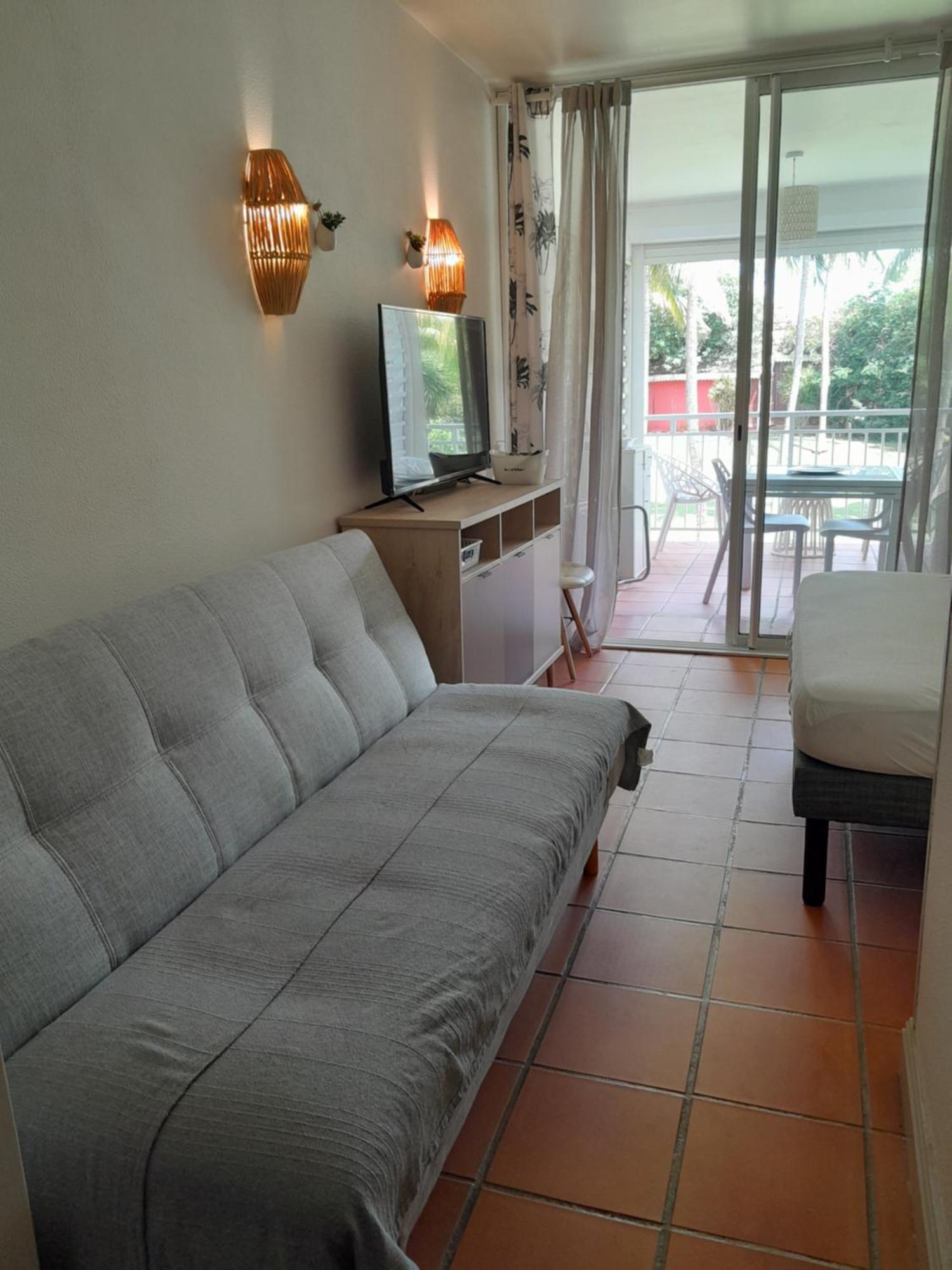 Coeur Tiare Studio Lounge Piscine Plage Cocotiers 圣弗朗索瓦 外观 照片